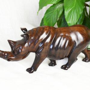 wooden rhino