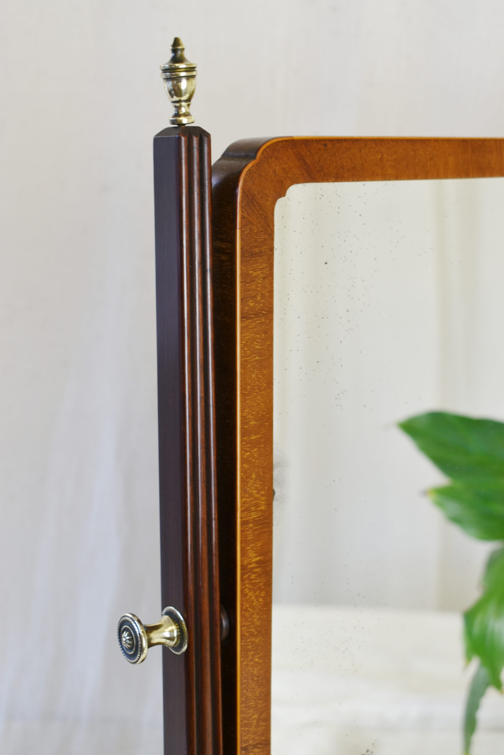 Mahogany Toilet Mirror - Image 4