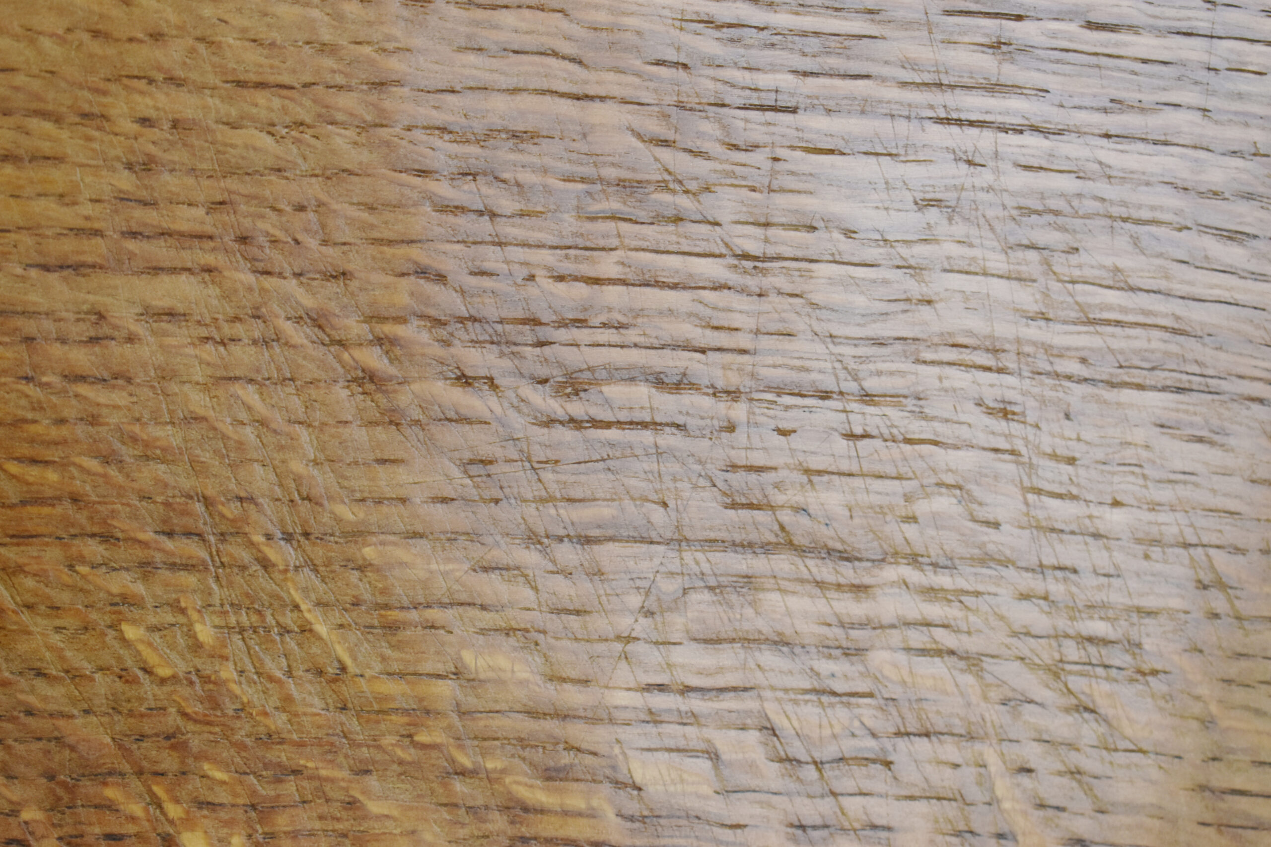 mouseman bread board close up